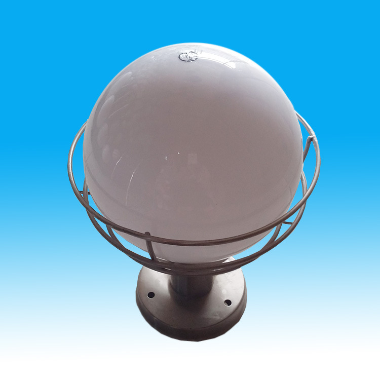스테인레스 스틸 야외 방수 볼 구형 벽 램프 포스트 헤드 램프 도어 포스트 스테인레스 스틸 벽 헤드 램프