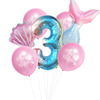 Balloon, digital set, mermaid, Amazon, gradient