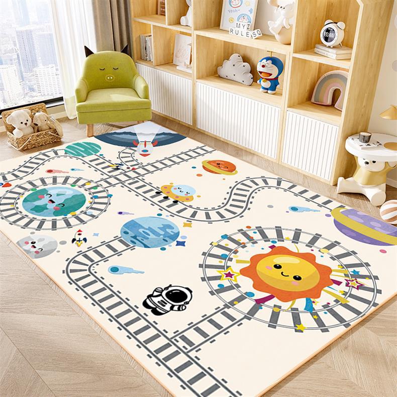 Parking Lot Carpet Kidsren's Crawling Game Track Road Traffic Kindergarten Living Room Early Education Play Bedroom Floor Mat