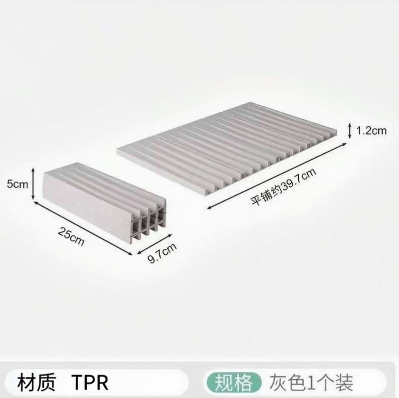可折叠沥水垫餐垫碗垫隔热垫防烫垫防滑垫厨房台面方形硅胶沥水垫|undefined