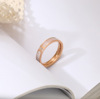 Design summer advanced fashionable ring for beloved, light luxury style, 2022 collection, high-quality style, bright catchy style
