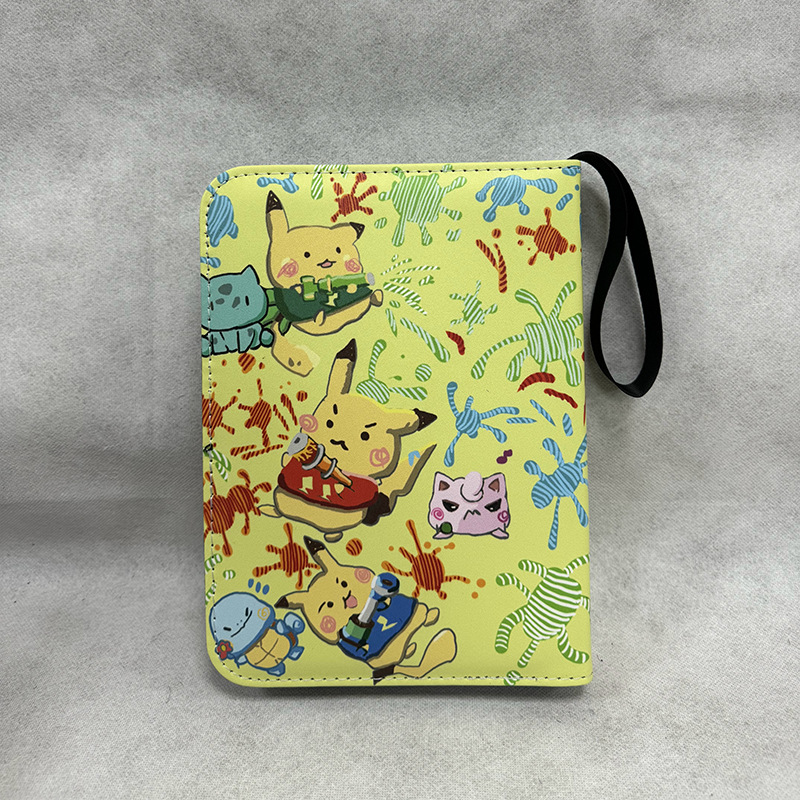 Nuevo paquete de tarjetas de Game King de Amazon, paquete de colección de tarjetas, bollos vacíos, fideos de cuero de PU, paquete de colección de libros de tarjetas de gran capacidad