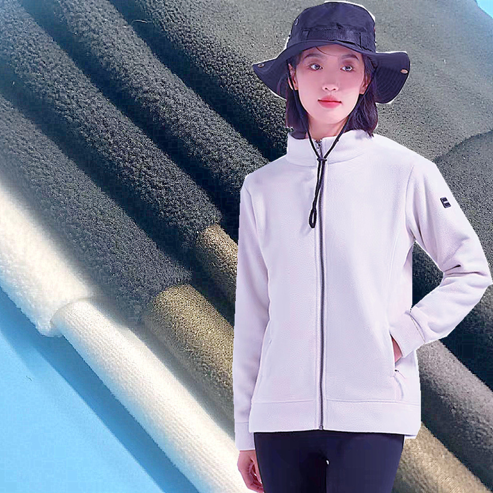 磨砂麂皮绒复合奥粒皮毛一体面料仿皮毛秋冬仿皮绒复合人造毛皮草