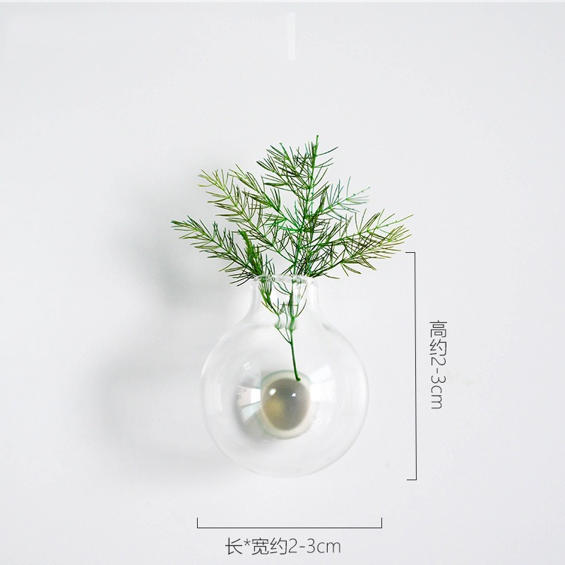 Ins mini-magnetic pequeño frasco de flores pegatinas de refrigerador DIY decoración artística botella de vidrio delicada gato debe recoger botella