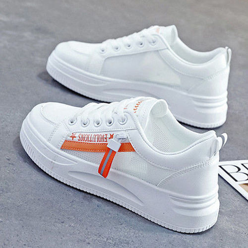 White shoes for women  summer new women's shoes versatile student shoes girls sneakers Korean style casual sports shoes