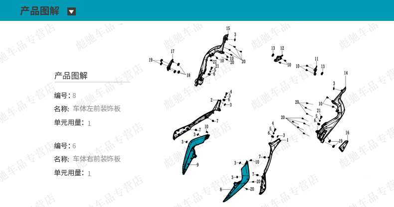 Original Motorcycle 675Nk Left and Right Fuel Tank Guard Panels, Decorative Panels, Side Panels, Shell Original Parts