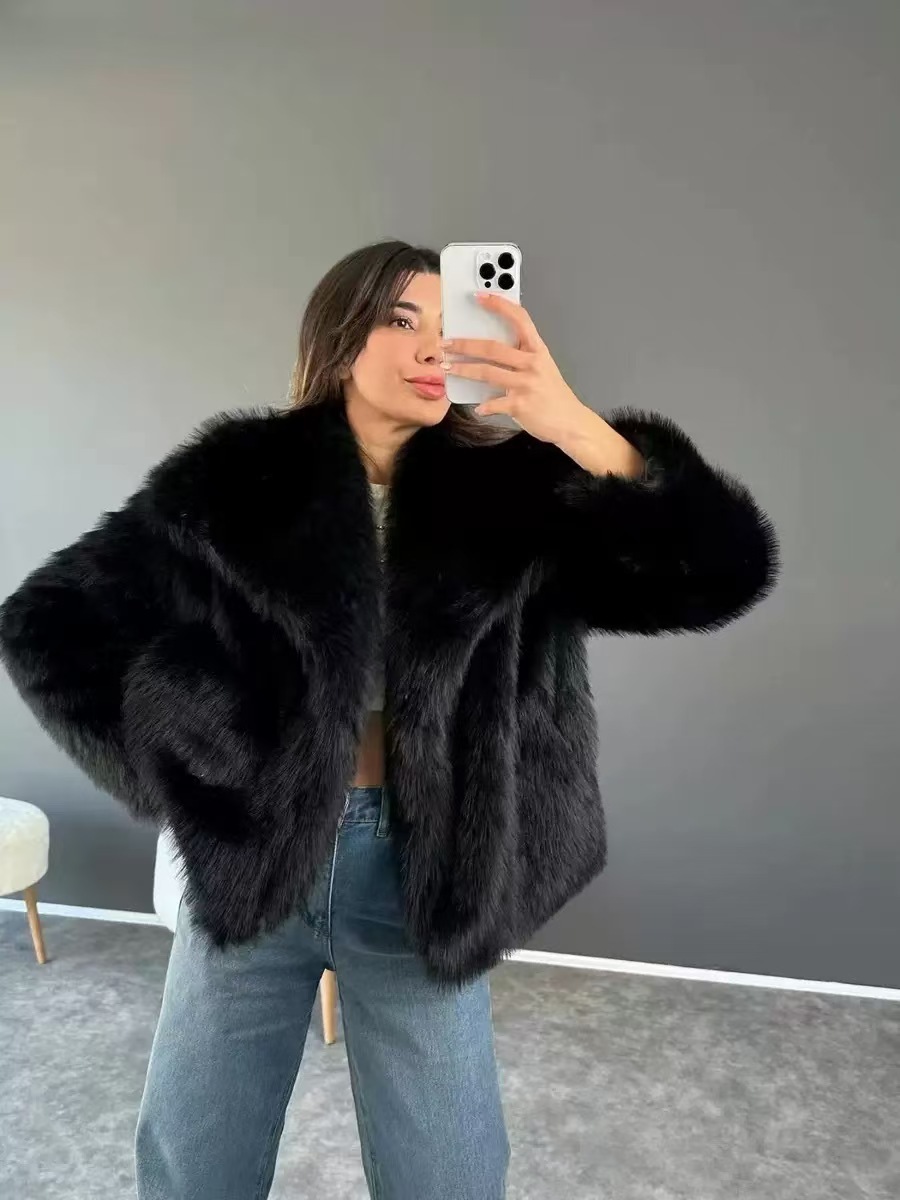 Cross-Border Autumn and Winter New Style Eco-Friendly Faux Fox Fu