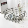 Black storage basket