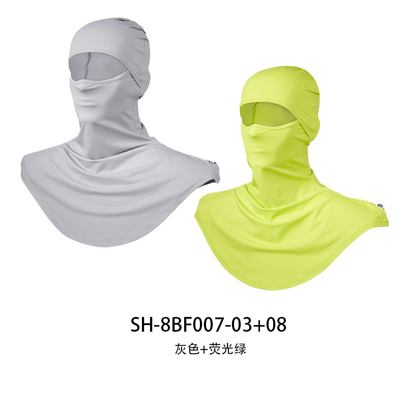 Secado al sol musgo chal cabeza cubierta cara completa transpirable verano trabajo al aire libre pesca pescado motocicleta montar a prueba de sol cubierta de la cabeza