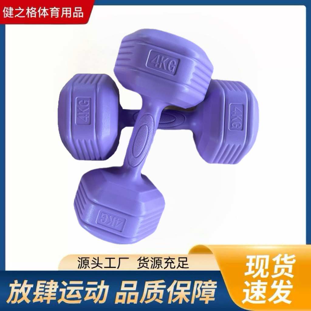Dumbbell Women's Fitness Equipment Home Slim Belly Barbell Kettlebell Kidsren and Adolescents Female Small Dumbbell 2kg Pair