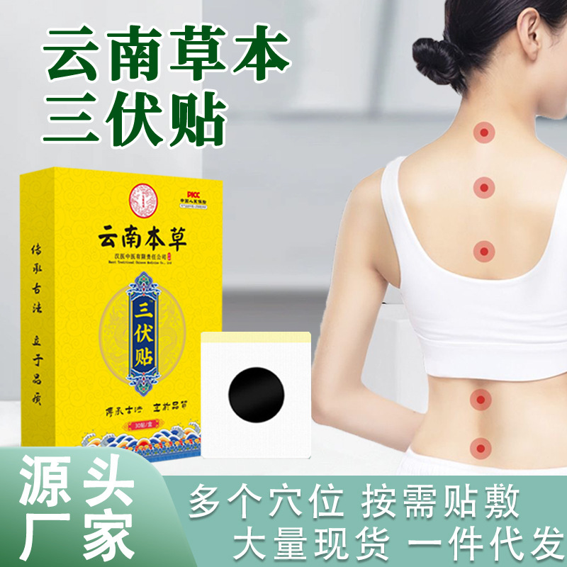 云南本草三伏贴批发艾草贴婴儿童夏季三九贴艾灸贴穴位贴保健|undefined