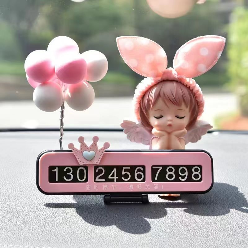 Pink crown + wavy headband pink annie + pink ball