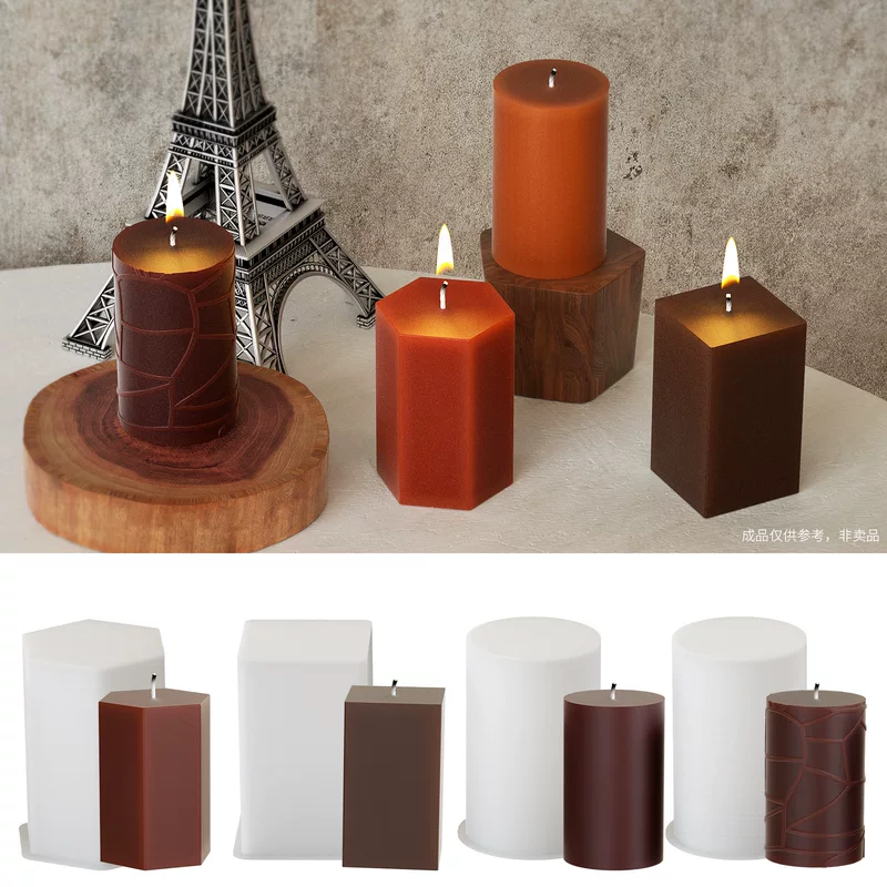 Геометрическая ароматерапия, свеча, квадратная силиконовая форма, DIY