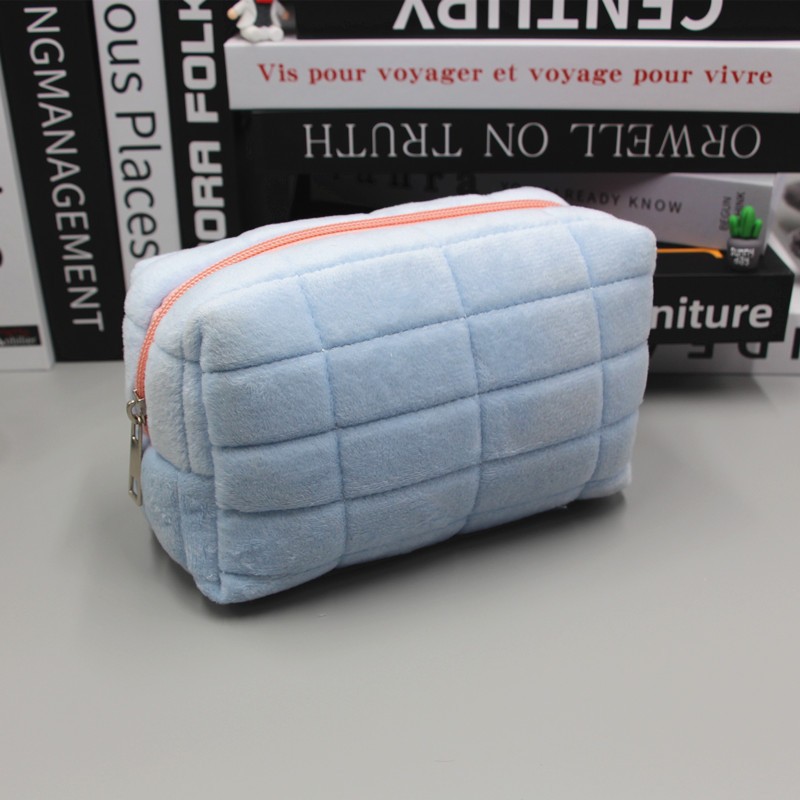 Pillow, blue pencil case
