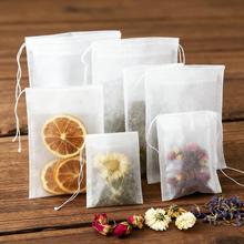 闪购直供-无纺布抽绳款茶包袋茶叶包装过滤袋料包袋泡茶袋调料包