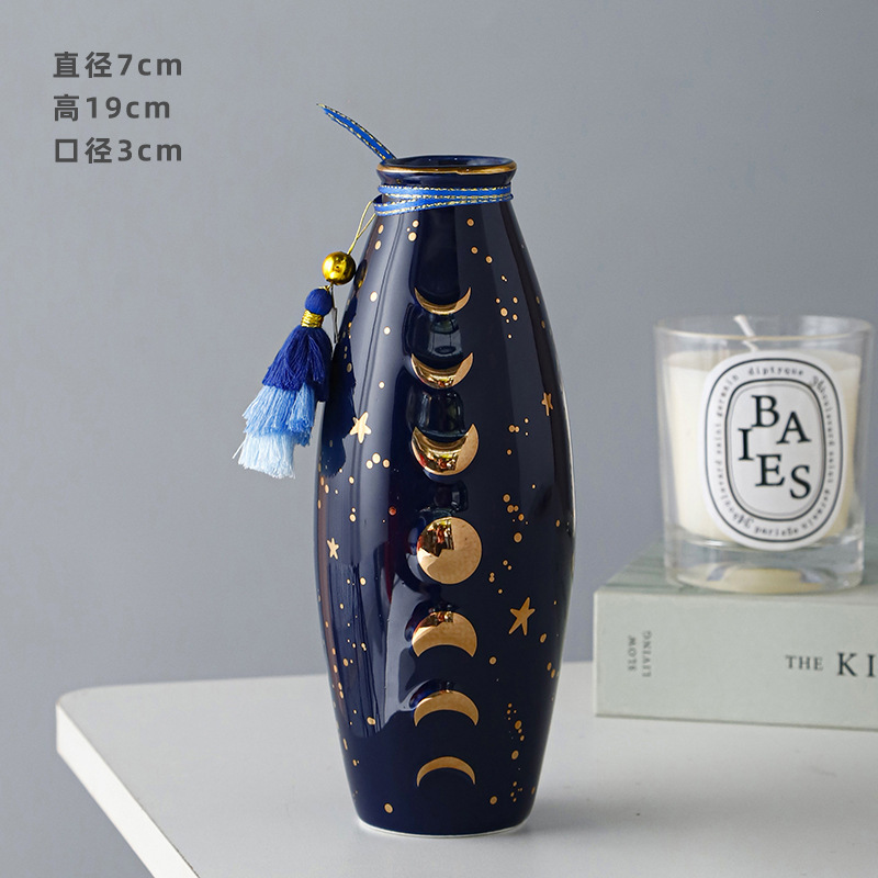 Nórdico minimalista inswind cerámica flor seca flor flor floral vase creativo para el hogar romántico decoración para el hogar decoración suave