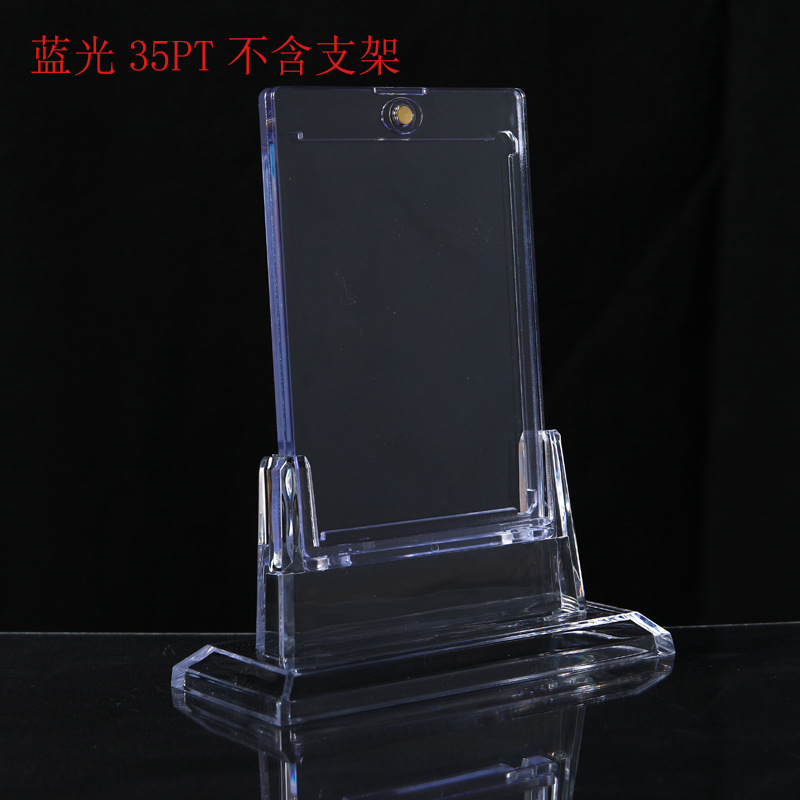 35PT tarjeta de ladrillo 65*90MM azul oro imán