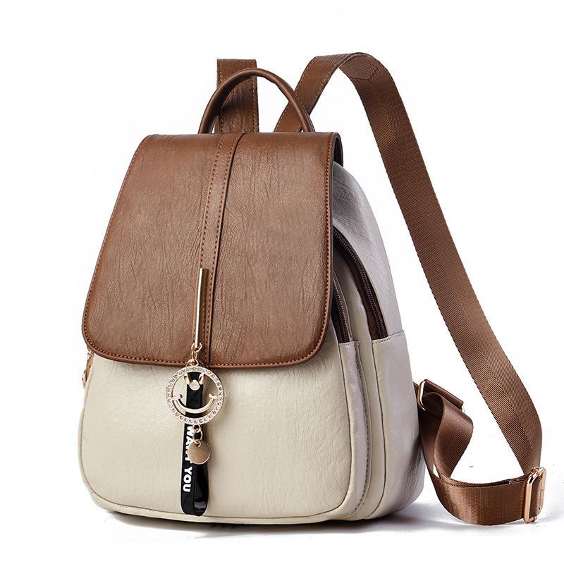 Mochila femenina 2025 nueva universidad de gran capacidad, ligera, sencilla, elegante mochila escolar, mochila de viaje para niñas de viaje