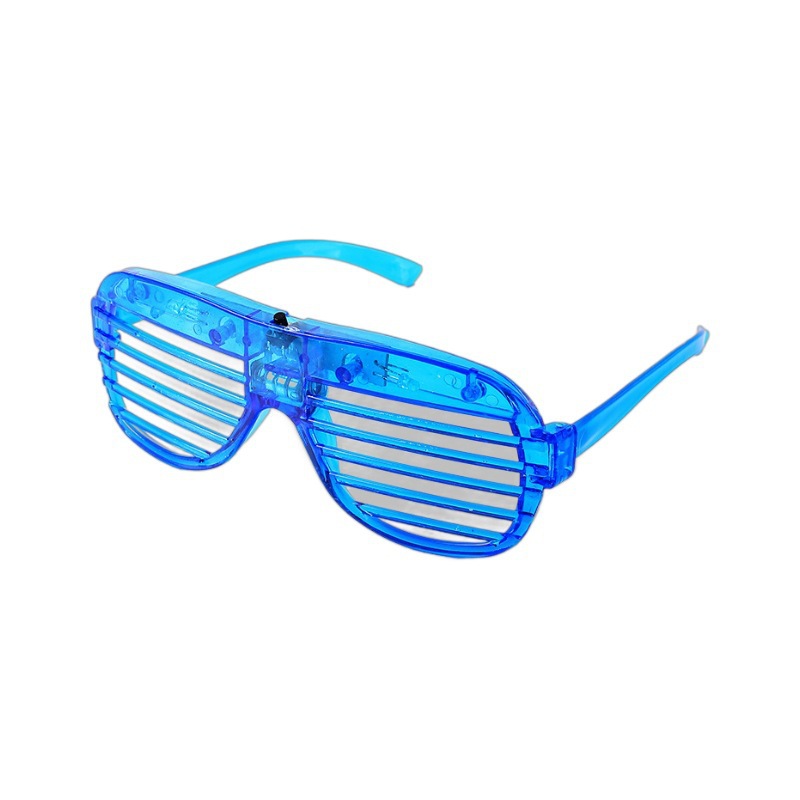 Transfronterizo Amazon LED intermitentes persianas gafas luminosas Bar KTV evento fiesta concierto animando accesorios