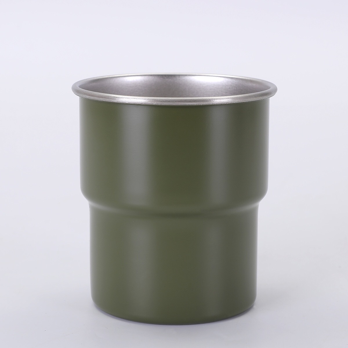 Verde militar 280ml taza única