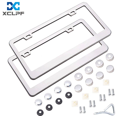 American Standard License Plate Frame Stainless | License plate holder/license plate holder