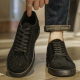 2025 spring men's shoes men's small black shoes flat travel shoes student shoes casual shoes men's flash tide shoes wholesale