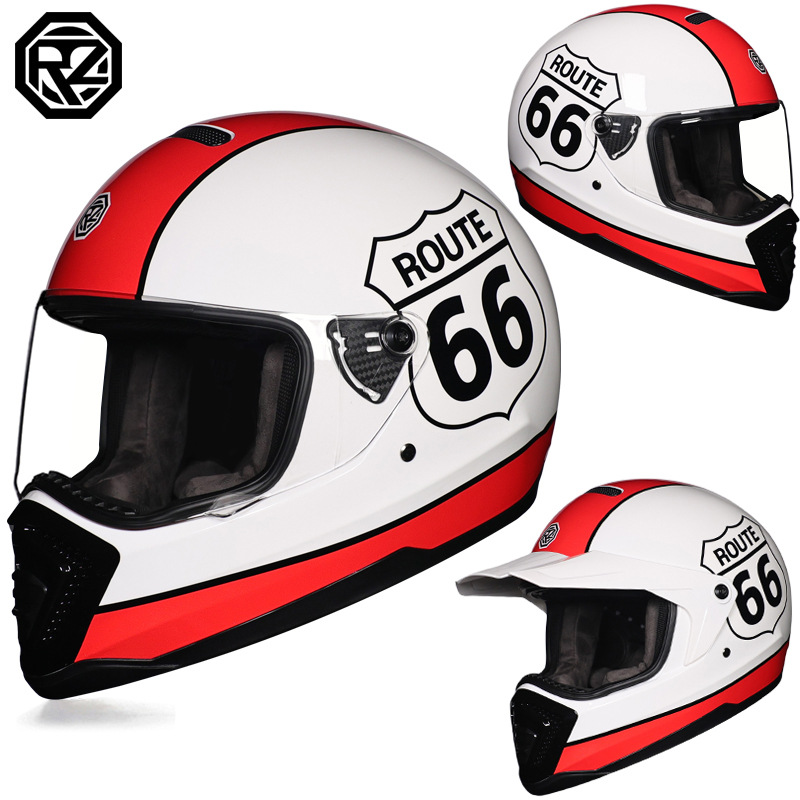 Orz motocicleta casco retro para hombres y mujeres locomotora rally casco de seguridad todoterreno cool 918