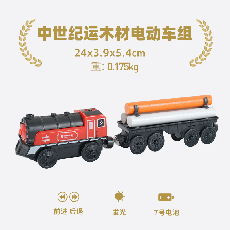 子供の木の軌道の電動の小さい列車は小人を連れて木製のトーマスの小さい列車のおもちゃの3-6-7歳に互換します。|undefined