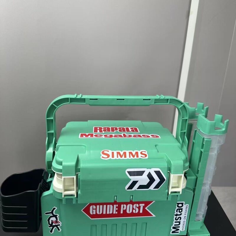 新款自锁路亚钓箱多功能鱼箱鱼饵收纳箱钓箱大容量海钓加厚可坐|undefined