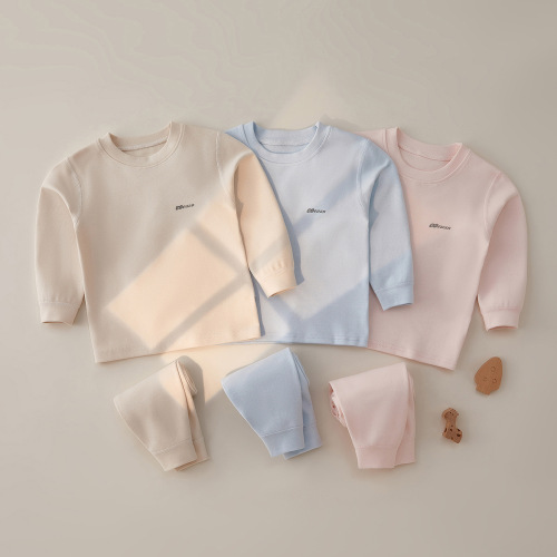 Boys' Autumn Top and Bottom Set / Girls' Cotton Children's Long-Sleeved Underwear and Pants / Baby Clothes for Toddlers / Winter Sleepwear