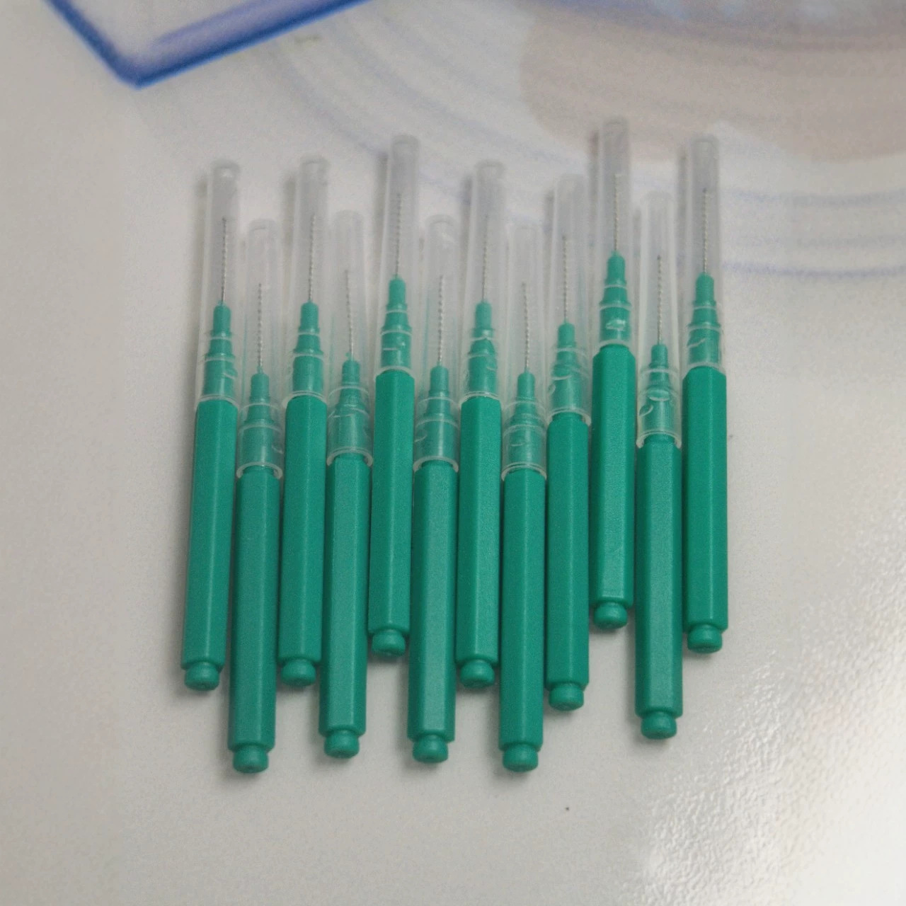 铅笔型刷支便携袋装一次性直线型美妆刷刷工厂批发牙间刷