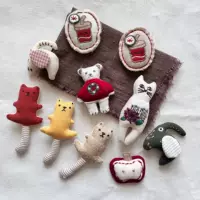 Новый стиль DIY ручной работы для кошачьей куклы Аксессуары для детской одежды Аксессуары для аксессуаров Брошь для обуви носки