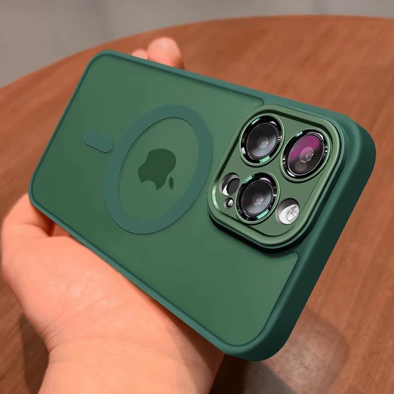 适用iPhone17磁吸手机壳雅盾肤感磨砂半透苹果16PROMAX精孔硬套15|undefined