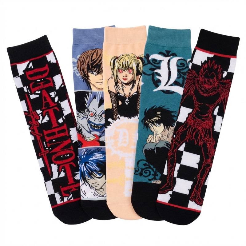Four Seasons Anime Death Note Trendy Socks Men's Socks Amazon Men's Cotton Creative Women's Yagami Light Yagami Socks Four Seasons Anime Death Note Trendy Socks Men's Socks Amazon Men's Cotton Creative Women's Yagami Light Yagami Socks