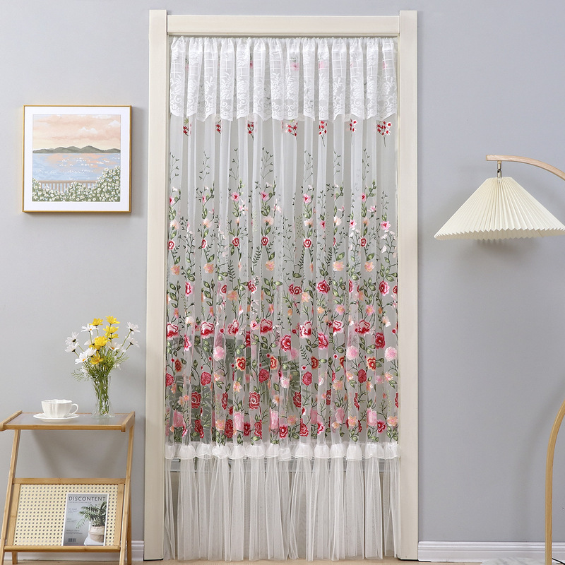 Pink Mosquito-Proof Entryway Living Room French-Style Curtains, No-Drill Door Curtains, Partition Curtains, Bedroom Door Privacy Curtains Pink Mosquito-Proof Entryway Living Room French-Style Curtains, No-Drill Door Curtains, Partition Curtains, Bedroom Door Privacy Curtains
