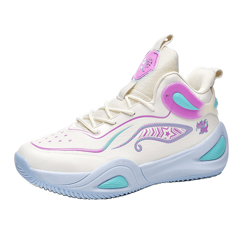 Zapatillas de baloncesto para hombre 2025 otoño nuevo estilo adolescente amortiguación calzado deportivo profesional zapatillas de deporte de combate real zapatos de estudiante