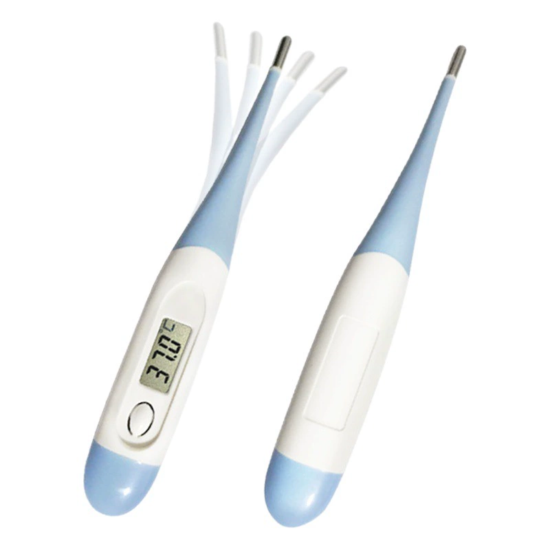 Английская упаковка, цифровой дисплей, цифровой термометр, бытовой термометр с мягкой головкой для младенцев, детский термометр для полости рта