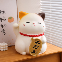 创意福瑞猫桌面装饰摆件治愈系办公室工位解压神器生日礼物送女生