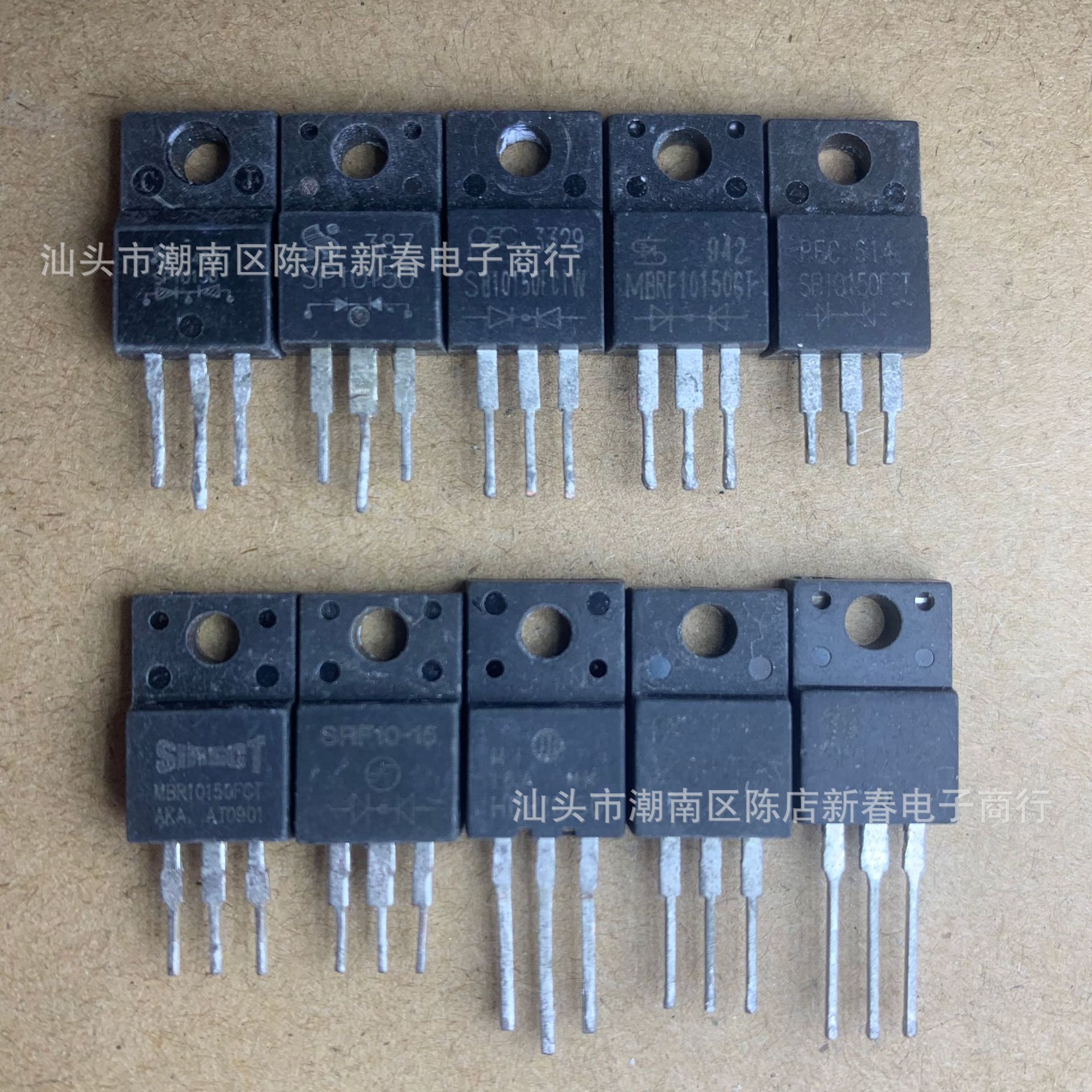 原字拆机10150 MBR10150FCT 肖特二极管10A 150V TO-220F质量保证