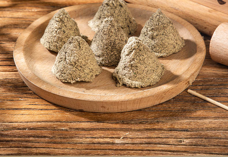 Wooden Cone Moxa Mold for Ai Tuo Ginger Moxibustion with 250g Qichun Moxa Wool quality and texture