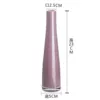 23cm high noble purple vase