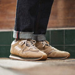 馬登英訓鞋男夏季休閒板鞋低幫運動慢跑鞋小眾復古百搭華夫阿甘鞋