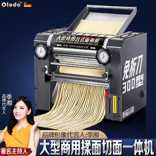 Desktop Stainless Steel Canteen Commercial Large Fully Automatic New Electric Noodle Press Fully Automatic Fresh Noodle Machine