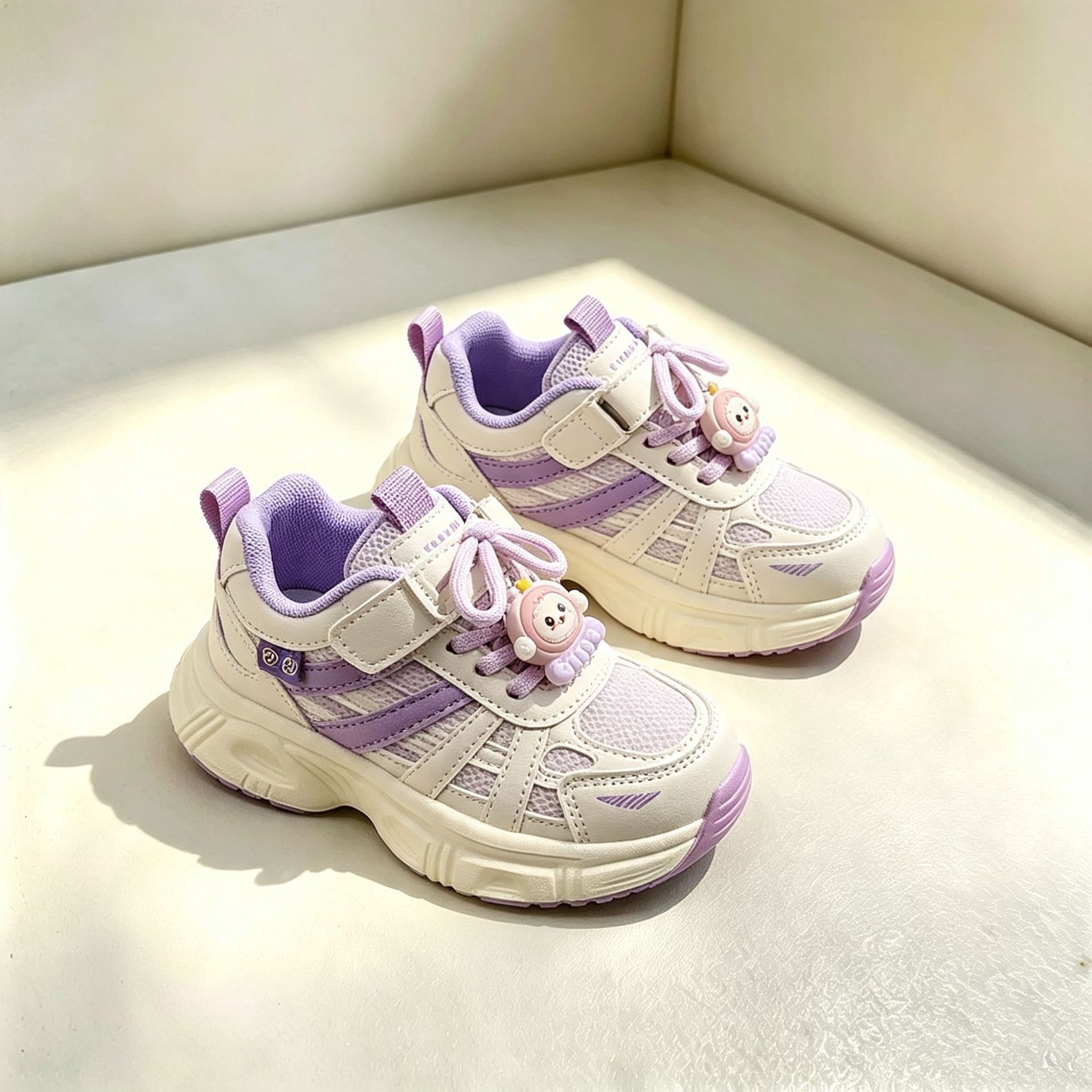 Zapatillas de Cuero Little Duck para Niños, Tallas 28-32, Zapatos Modernos para Bebés, Zapatos Casuales para Niñas