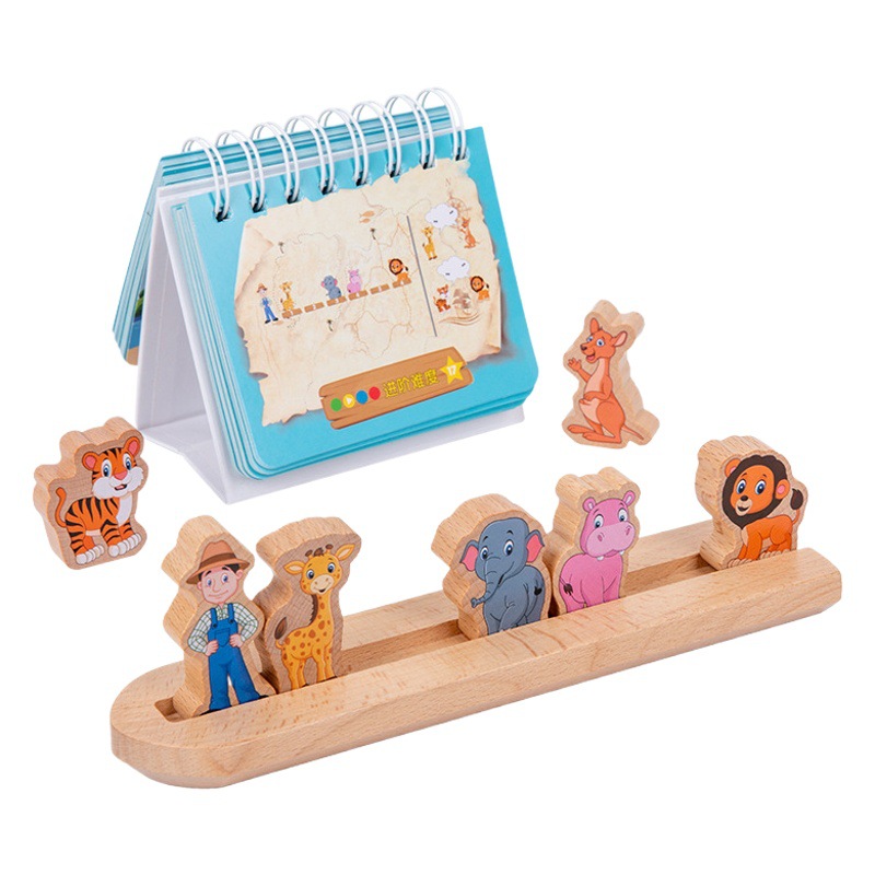 Noah Ark Juego de mesa educación temprana para niños inteligencia espacio pensamiento entrenamiento concentración clasificación padre-hijo juguetes interactivos