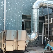 塑料烟气垃圾站除臭设备油漆房尾气处理环保工程活性炭脱硝排烟