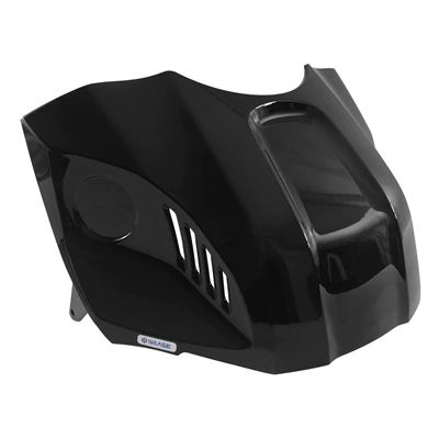 Motorcycle cushion Front Mudguard, Fuel Tank Cover - fuel-tank-front-cover-gloss-black