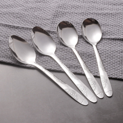 Creative pattern stainless steel spoon and fork butterfly pattern spoon fork fruit fork small spoon tableware dollar store supply small gift