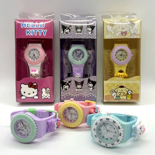 Детские часы-игрушка в желейных цветах Sanrio в подарочной коробке