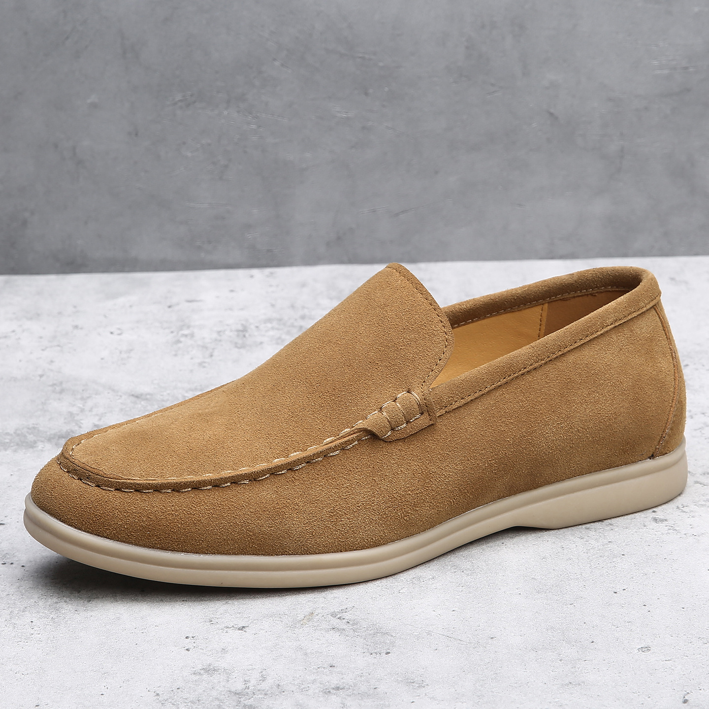 fashionable casual breathable loafers English style